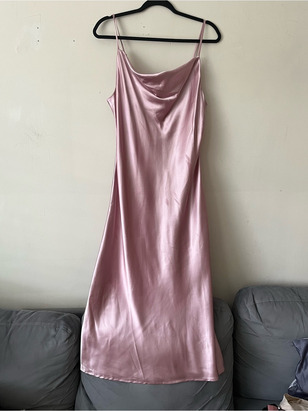 MOVING SALE! Women's Satin Slip Dress - Pink
